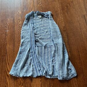 Ariat Sleeveless Open Front Duster Cardigan SIZE M